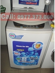 Máy giặt Sanyo 6.5kg cửa trên lòng inox không rỉ, chưa sửa chư...
