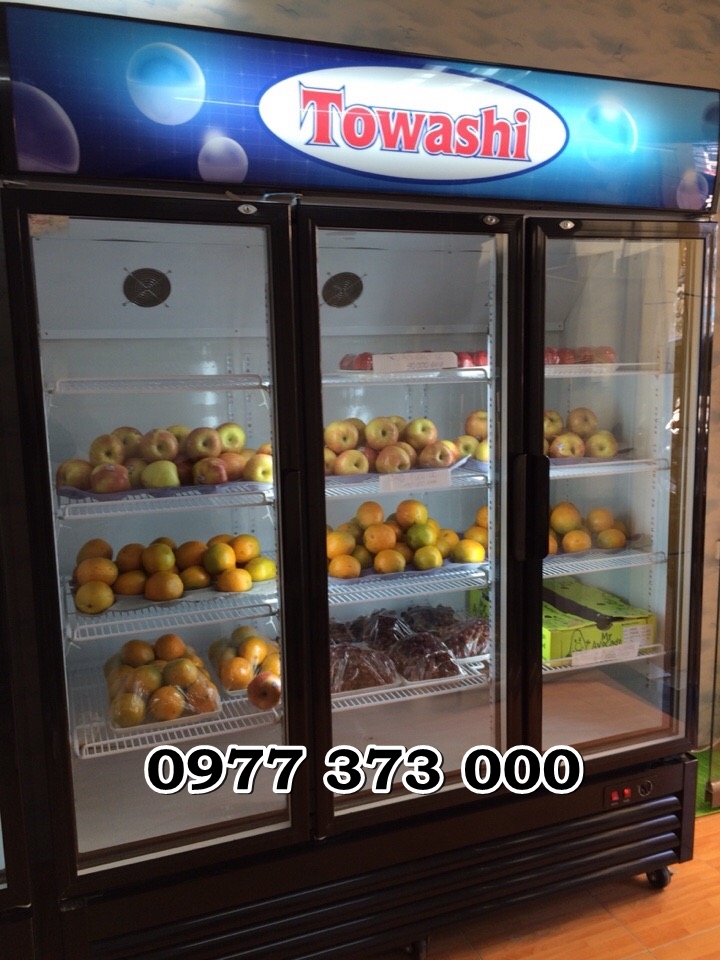 Tủ mát 3 cánh mở 1.500 lít hiệu towashi Nhật Bản, bảo hành 12 ...