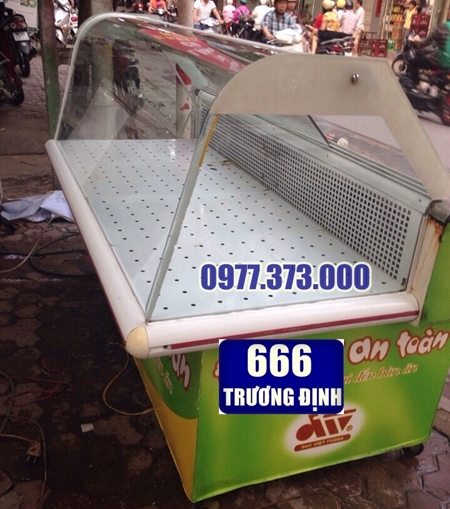 tủ bảo quản thịt tươi, tủ thịt nguội dung tích lớn.