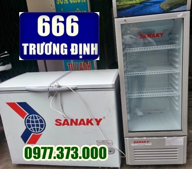 đại lý tủ cấp đông, tủ làm mát cũ sanaky, alaska, sanyo, towash...