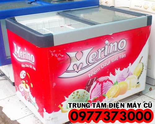 Bán thanh lý tủ đông kem nắp kính 300 .