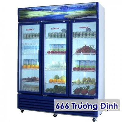 tủ làm mát 3 cánh mở sanaky 1.500 lít, giao hàng miễn phí.