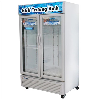 tủ làm mát alaska 2 cánh mở 1,200 lít, bảo hành 12 tháng.