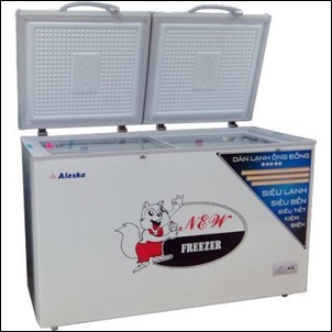 TỦ ĐÔNG ALASKA 2 NGĂN BCD-3068C giá 4.5 TRIỆU