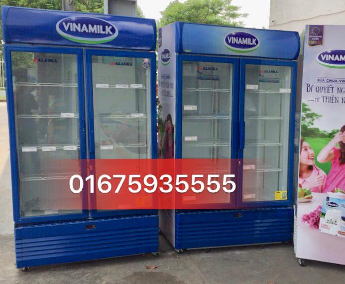 Bán buôn tủ mát 2 cánh, 1 cánh, tủ kem vinamilk. Tủ đẹp, giá tô...