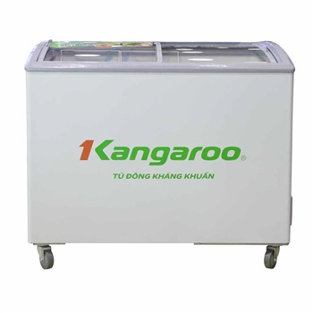 Tủ đông kính kháng khuẩn 1 ngăn 2 cánh  308 Lít kangaroo. BH 12 t...