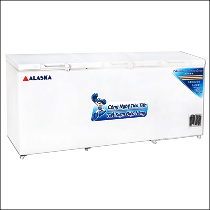 tủ cấp đông 3 cánh lật alaska 1.400 lít mới 100%