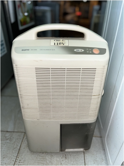 máy hút ẩm SANYO điện 110v- Nội địa nhật- thanh lý