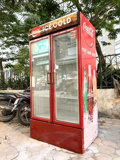 tủ mát 2 cánh 1000 lít coca cola
